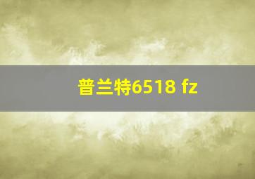 普兰特6518 fz